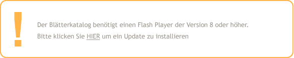 Kein Flash Player installiert